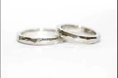 Ｙ・Ｙ様　Ｋ・Ｙ様ご夫妻（東京都目黒区）手作り結婚指輪完成写真