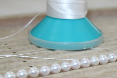 真珠の糸替え、ワイヤー加工