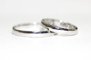 T・H様、T・H様ご夫妻手作り結婚指輪完成品写真